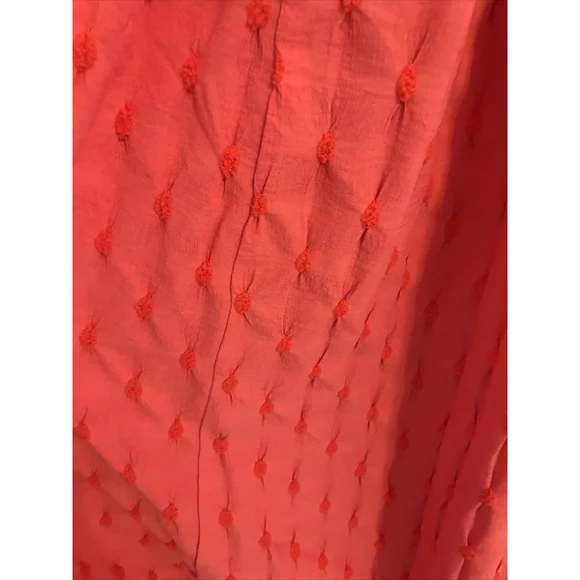 NWT Free People Primmy Midi Dress LARGE Ice Coral